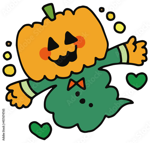 Halloweenのイラスト　パンプキン