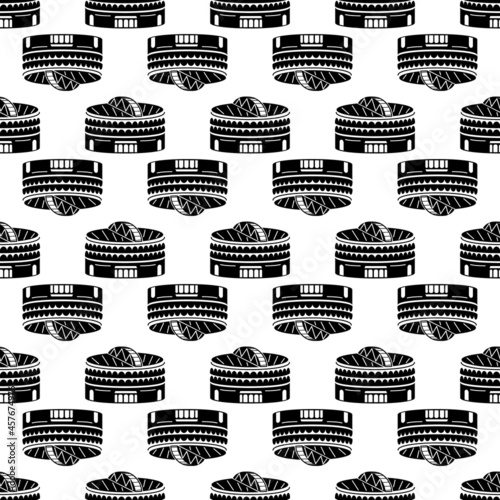 Large indoor arena pattern seamless background texture repeat wallpaper geometric vector