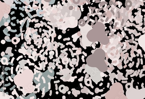Fototapeta Naklejka Na Ścianę i Meble -  Dark Pink, Green vector background with abstract shapes.
