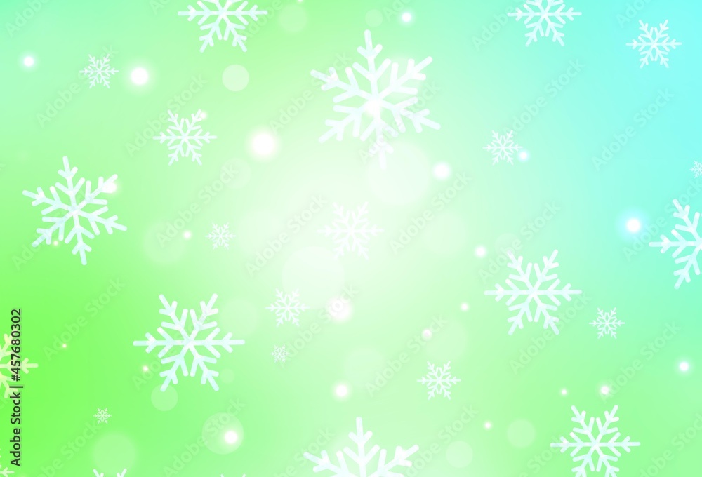 Light Green vector layout in New Year style.