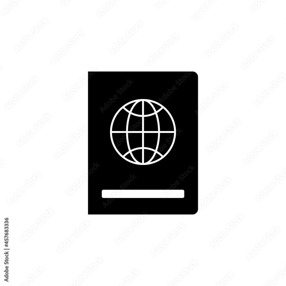 passport icon, travel vector, pass illustration passport icon, travel vector, pass illustration