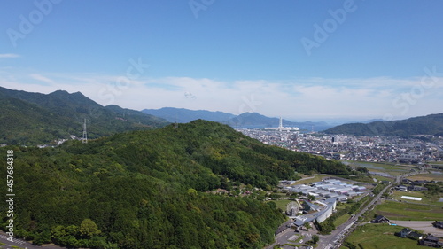 SDGs地球環境！日本の自然！山口県柳井市の街並み