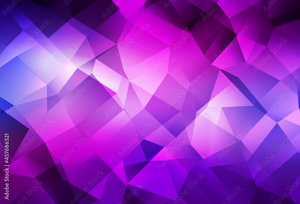 Light Purple, Pink vector low poly background. Light Purple, Pink vector low poly background.
