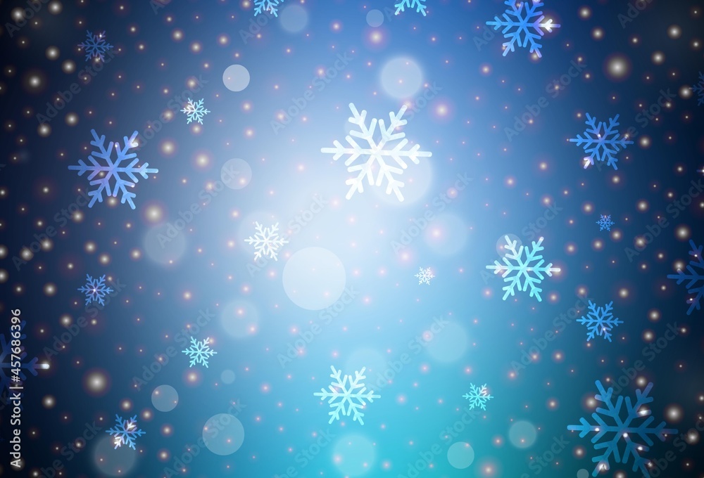 Dark BLUE vector backdrop in holiday style. Dark BLUE vector backdrop in holiday style.