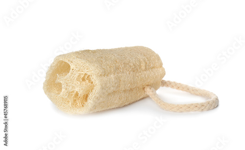 Cuadro en lienzo One natural loofah sponge isolated on white