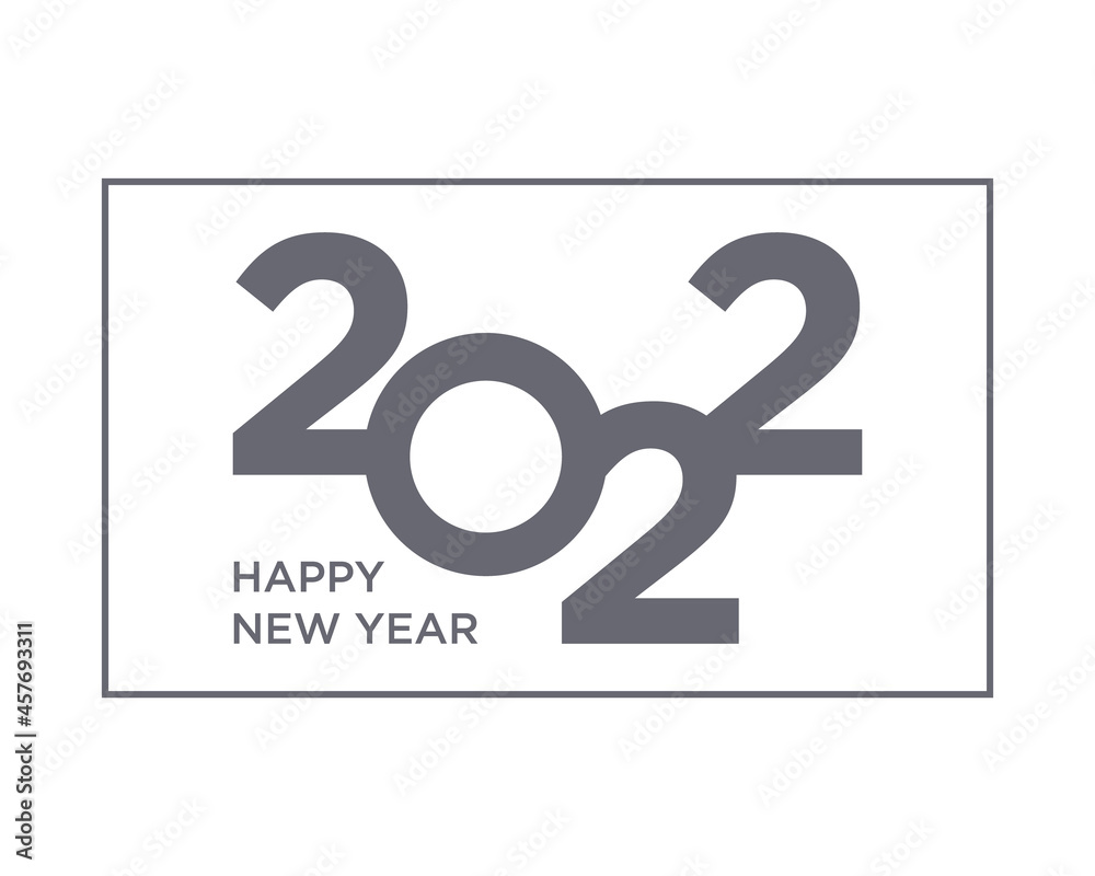 2022 new year date in abstract business style. Vector lettering minimal design. 2022 new year date in abstract business style. Vector lettering minimal design.