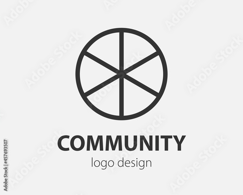 Abstract logo design.Vector logo template.