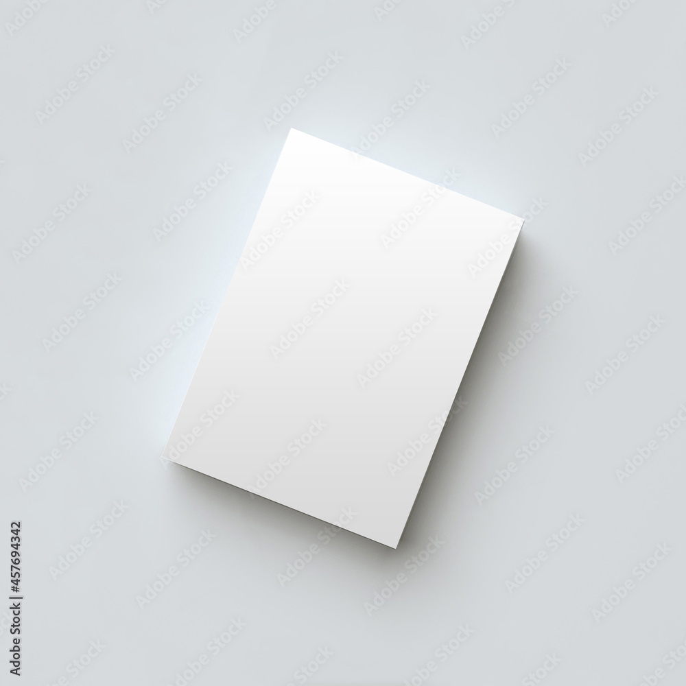 A4 Paper 3D illustration Mockup. Usage for Flyer poster leaflet A4 Paper 3D illustration Mockup. Usage for Flyer poster leaflet