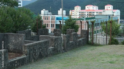 Filming on June 17, 2015 Historic Park of Geoje POW Camp in geojedo island, Korea. photo