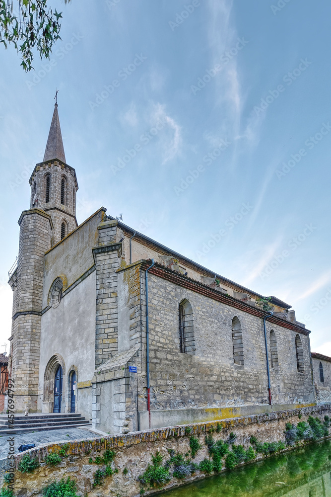 Frankreich - Loubens-Lauragais - Kirche Notre-Dame