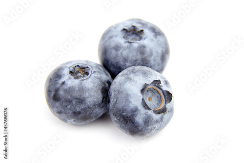 Fresh bluebery isolated on white background