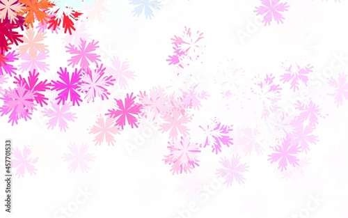 Light Pink, Green vector abstract design with flowers. © smaria2015