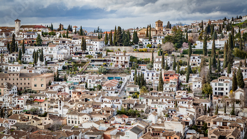Panoramic view Granada in Spain © Roman Sigaev