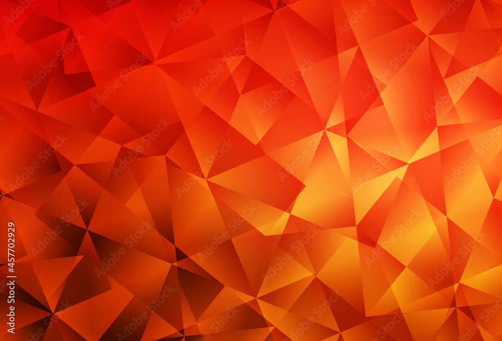 Light Red vector gradient triangles template. Light Red vector gradient triangles template.