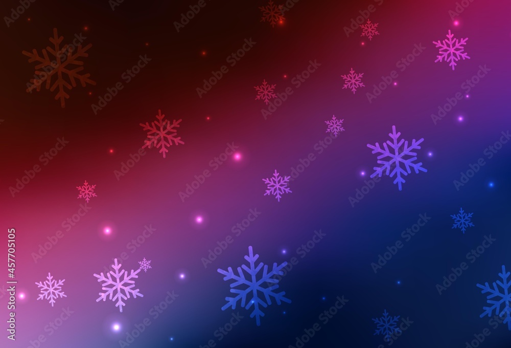 Dark Blue, Red vector texture in birthday style. Dark Blue, Red vector texture in birthday style.