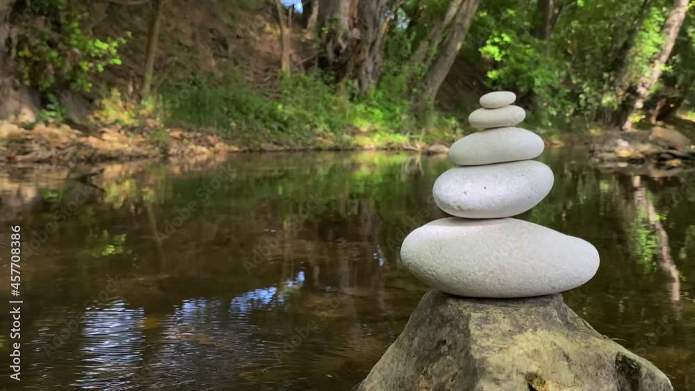 Zen stones video background