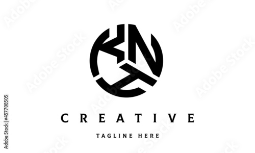 KNH creative circle three letter logo