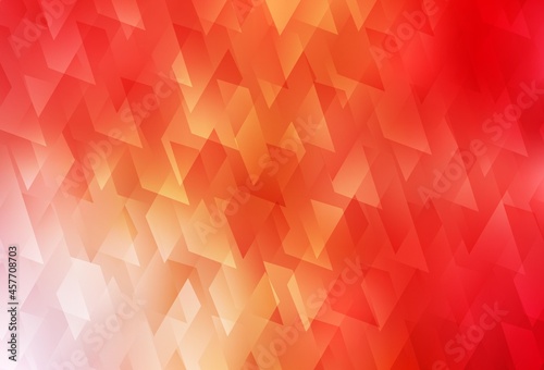 Light Red, Yellow vector layout with lines, rectangles.
