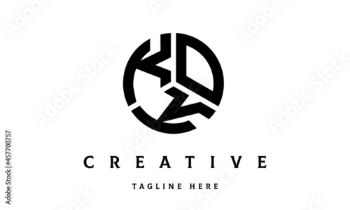 KOK creative circle three letter logo