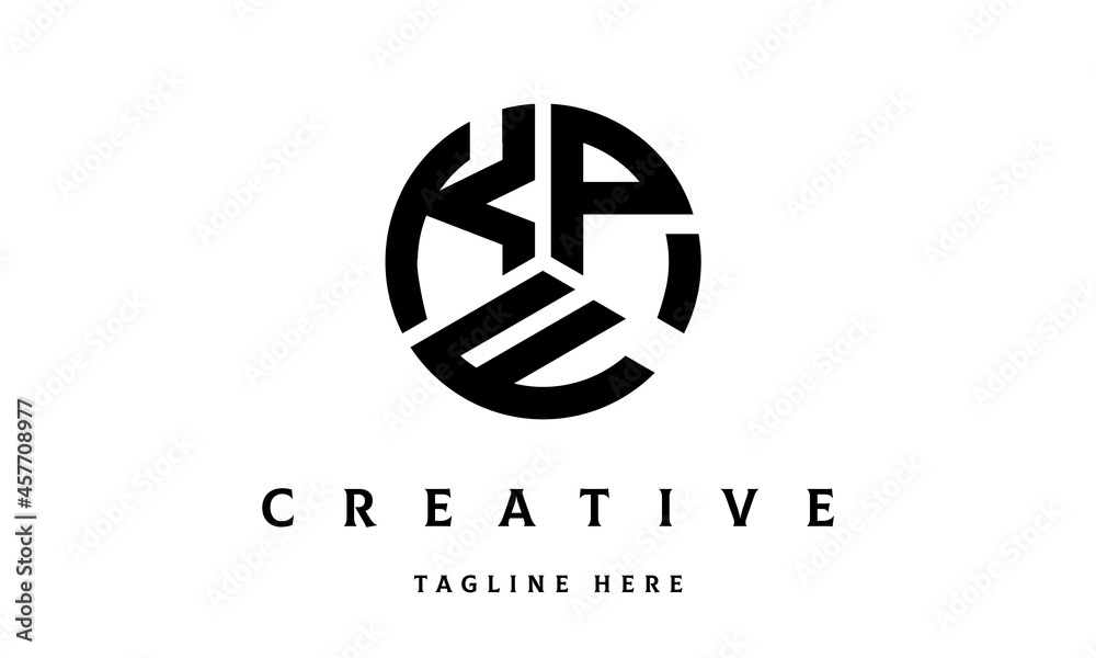 KPF creative circle three letter logo