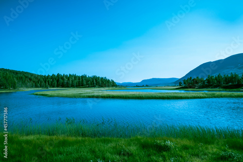 lake in the mountains