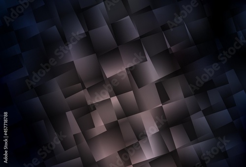 Dark Brown vector abstract polygonal background.