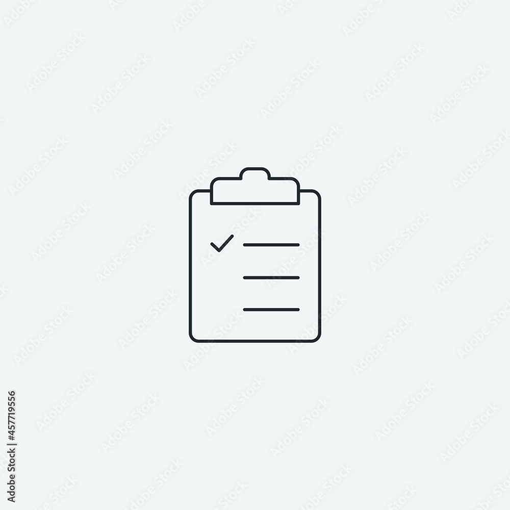 Document vector icon illustration sign
