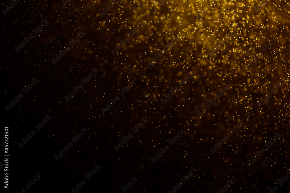 Gold color bokeh background