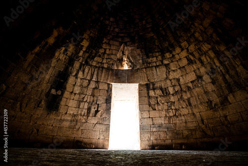 Mycenae in Peloponnese Greece