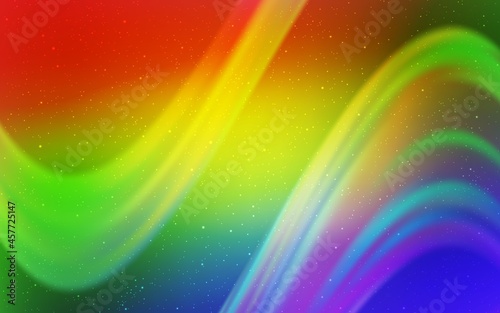 Light Multicolor vector texture with milky way stars.
