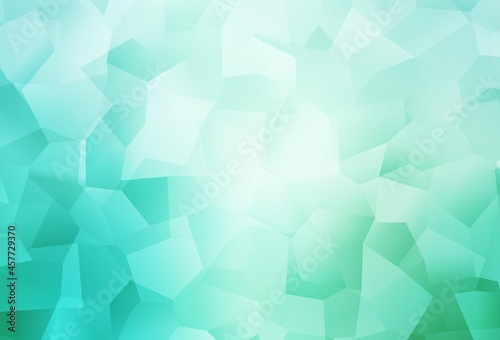 Light Green vector backdrop with memphis shapes.