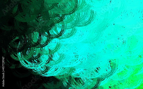 Dark Green vector backdrop with wry lines.