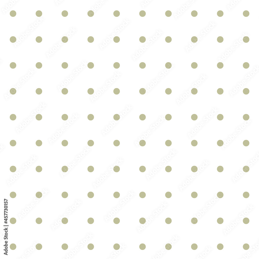 Polka dots seamless pattern on a white background