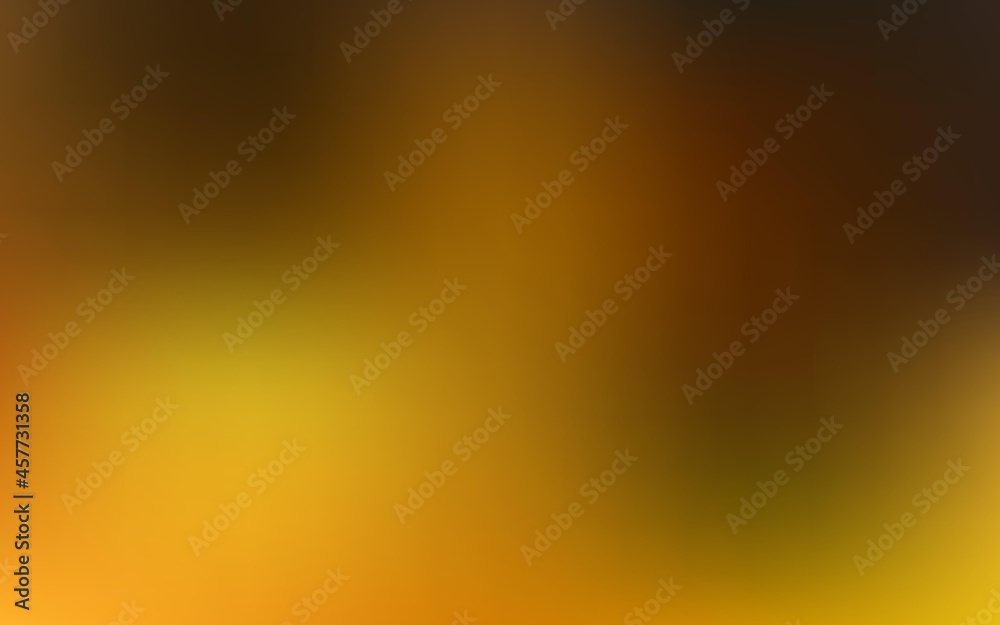 Obraz premium Dark orange vector blur layout.