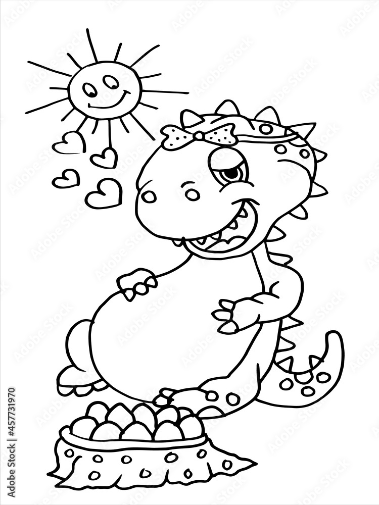 DINOSAUR,CAT COLORING PAGE,FLOWER COLORING PAGE,WATERCOLOR FLOWER