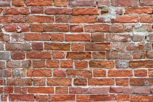 old brick and concrete textured wall 