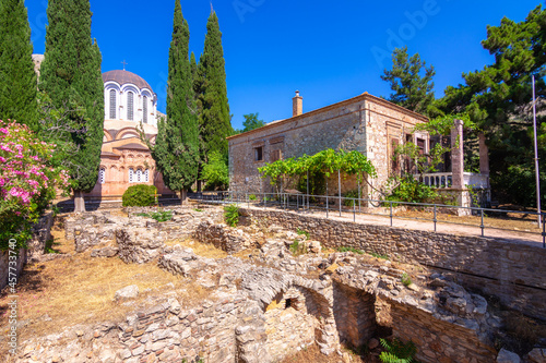 The monastery of Nea Moni in Chios island, Greece photo