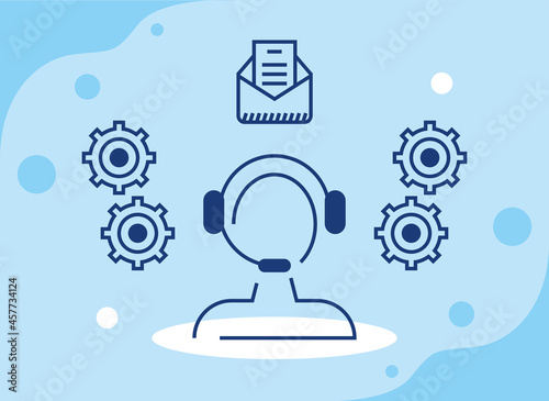 support service with agent