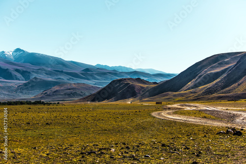 Mountain landscape. Chagan-Uzun  Kosh-Agachsky district of the Altai Republic  Russia