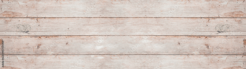 old white painted exfoliate rustic bright light wooden texture - wood background banner panorama long shabby - obrazy, fototapety, plakaty 