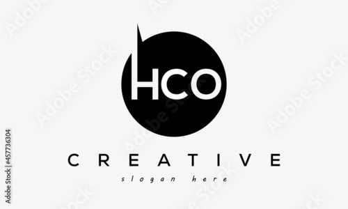 HCO creative circle letters logo design victor photo