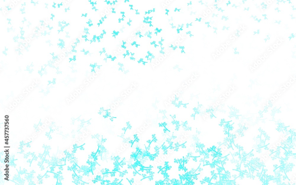 Light Green vector abstract pattern with branches. Light Green vector abstract pattern with branches.