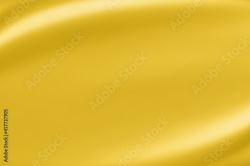 Abstract luxury gold fabric with soft wave texture background