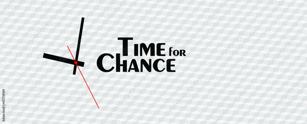 time for change sign on white background	