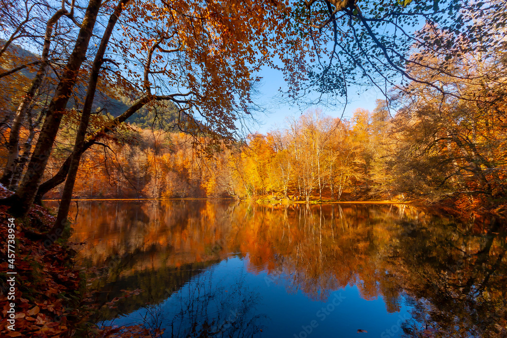 the most beautiful colors of autumn, Turkey