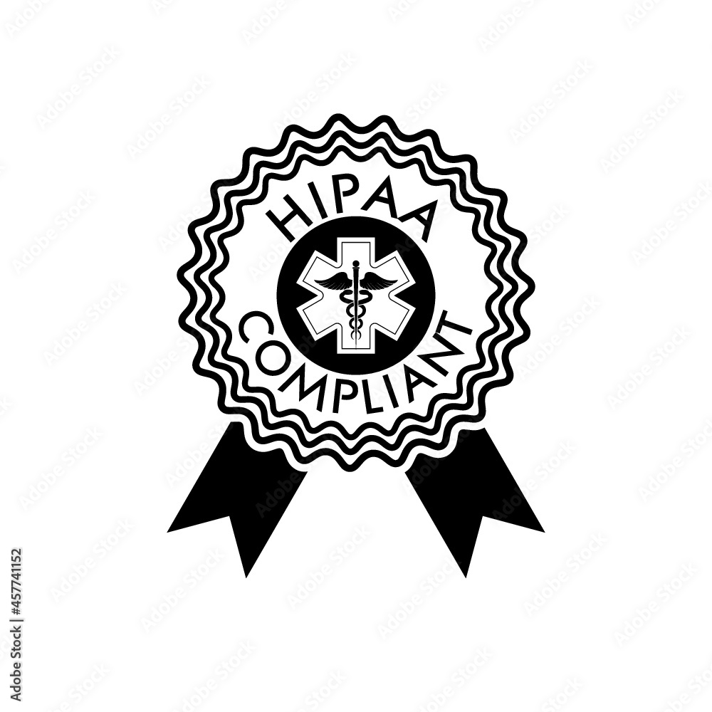 Obraz premium HIPAA Compliance Icon isolated on white background