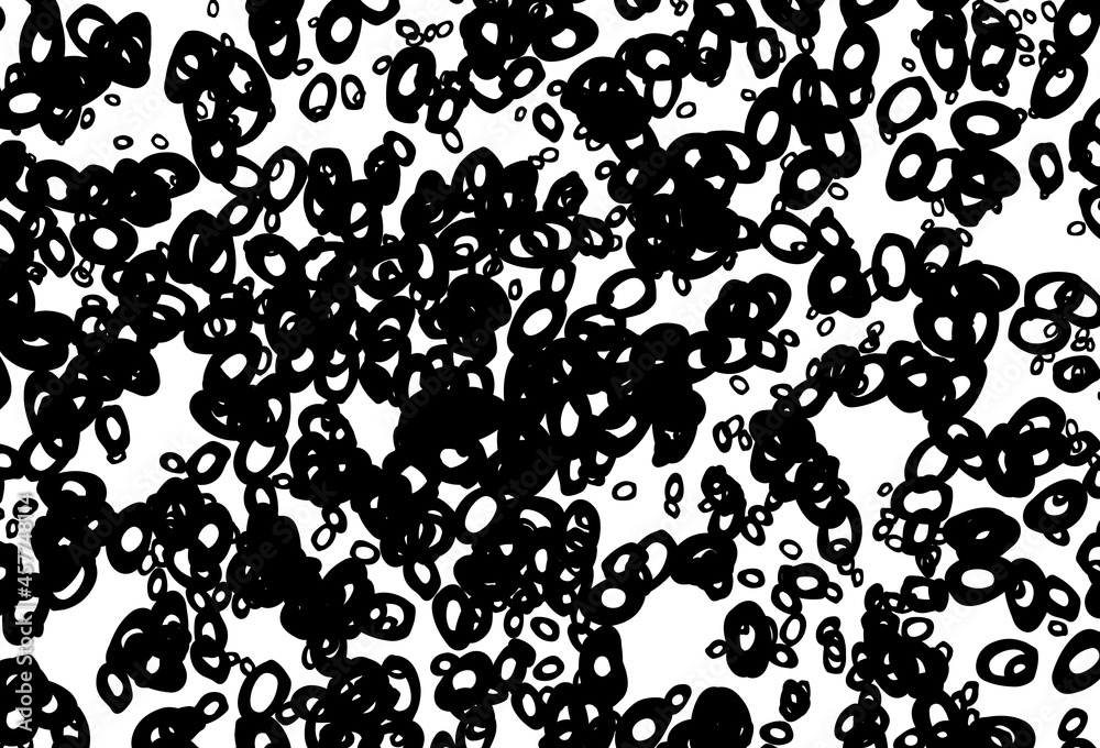 Black and white vector layout with circle shapes. Black and white vector layout with circle shapes.