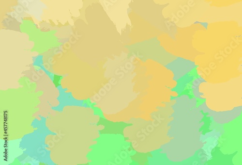 Light Green, Yellow vector pattern with random forms.