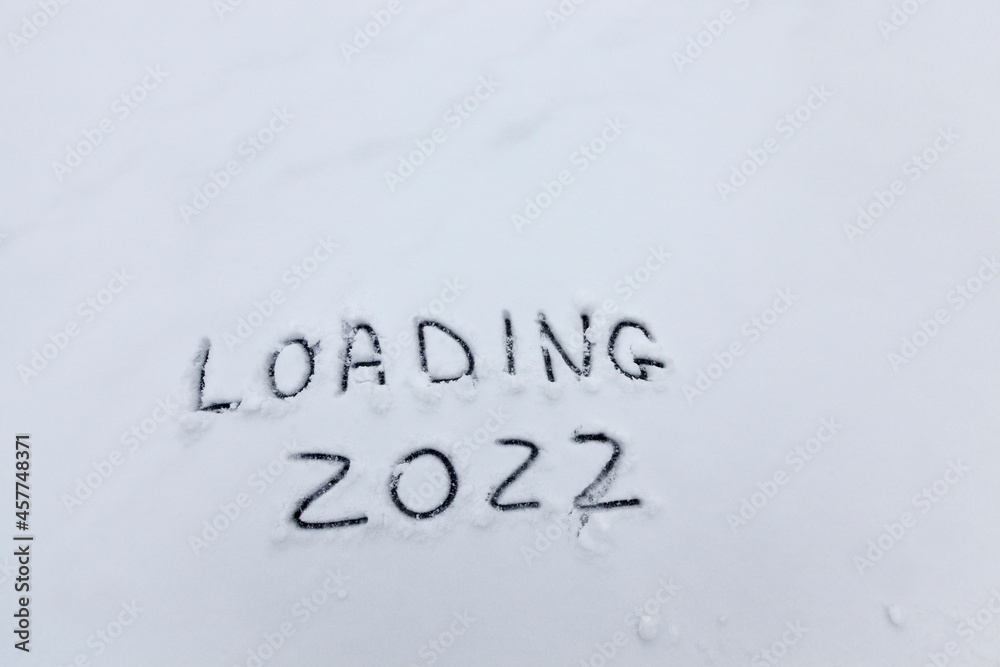 the inscription about the beginning of the new year 2022 the inscription about the beginning of the new year 2022