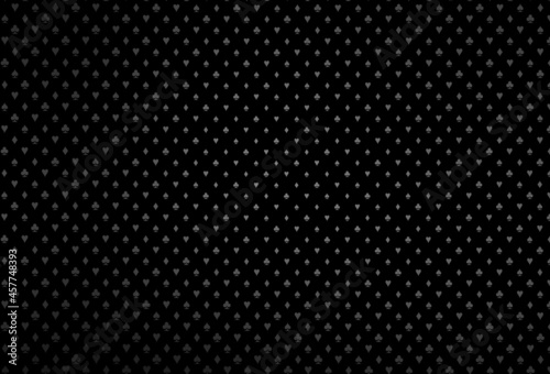 Wallpaper Mural Dark silver, gray vector template with poker symbols. Torontodigital.ca